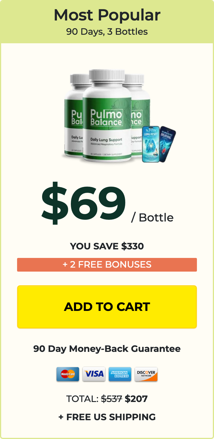Pulmo Balance 90 day supply