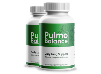Pulmo Balance supplement jar