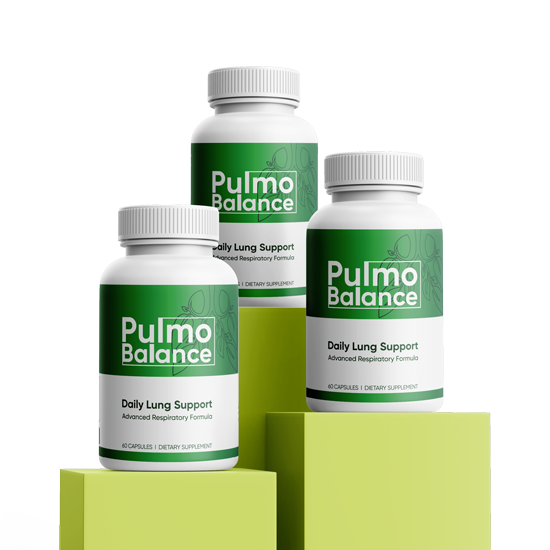 Pulmo Balance supplement bottle